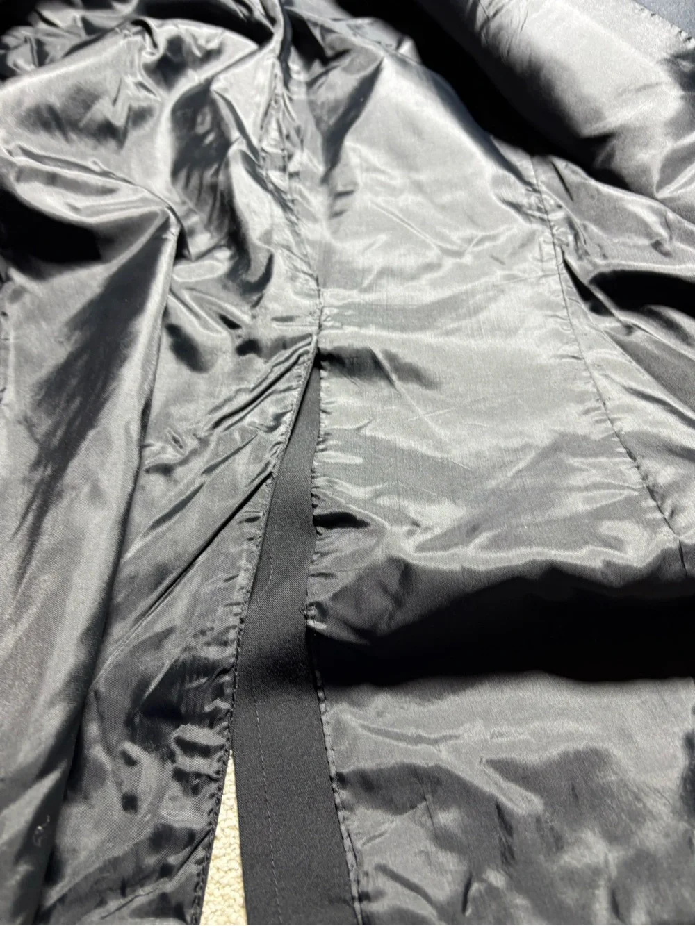 Jordan Black Jacket with White Dress Shirt